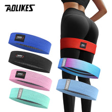 Load image into Gallery viewer, Non Slip Polyester Workout Resistance Bands | High Quality Material Booty Band