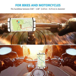 phone mount for handlebars motorcycle or bike