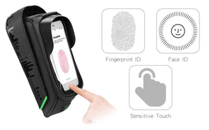 bicycle accessories bike cell phone storage bag touchscreen iphone android water proof touchscreen
