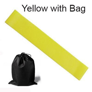 latex resistance bands yellow