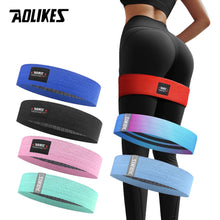 Load image into Gallery viewer, Non Slip Polyester Workout Resistance Bands | High Quality Material Booty Band
